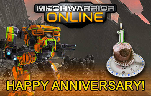 MechWarrior Online - Годовщина релиза - акции в её честь